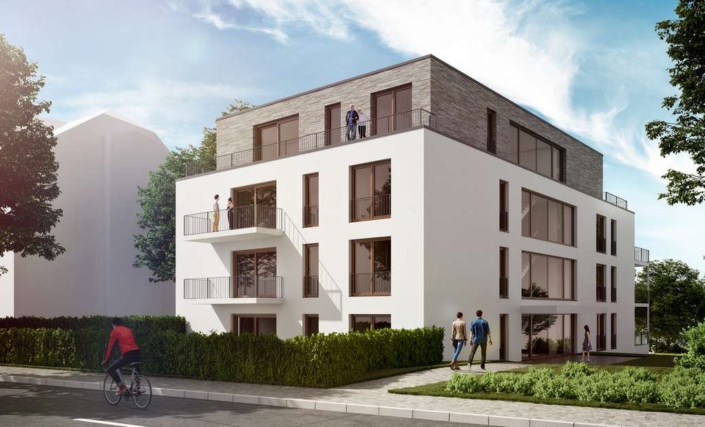 3D-Darstellung Neubau Mehrfamilienhaus - Sonderwunschbetreuung