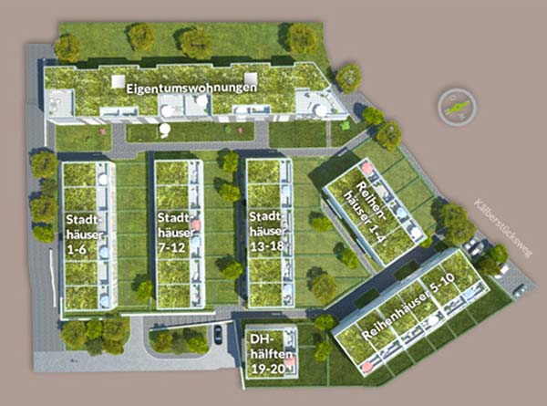 3D-Darstellung Plangebiet - Sonderwunschbetreuung